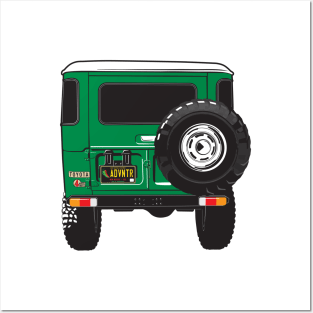 Landcruiser Backside Posters and Art